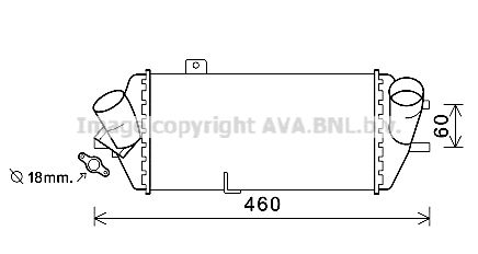 AVA QUALITY COOLING Välijäähdytin HY4389